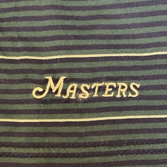 Masters Collection Polo Shirt Mens Large Augusta Golf Shirt Green National Logo - Picture 7 of 12